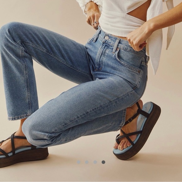 Agolde Denim - Ahold Lyle Low-Rise Slim Jeans Size 29